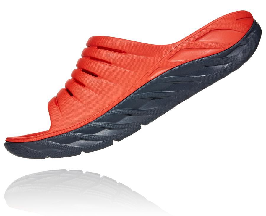 Hoka One One Slide Mens Red - ORA Recovery - 87915GPFJ